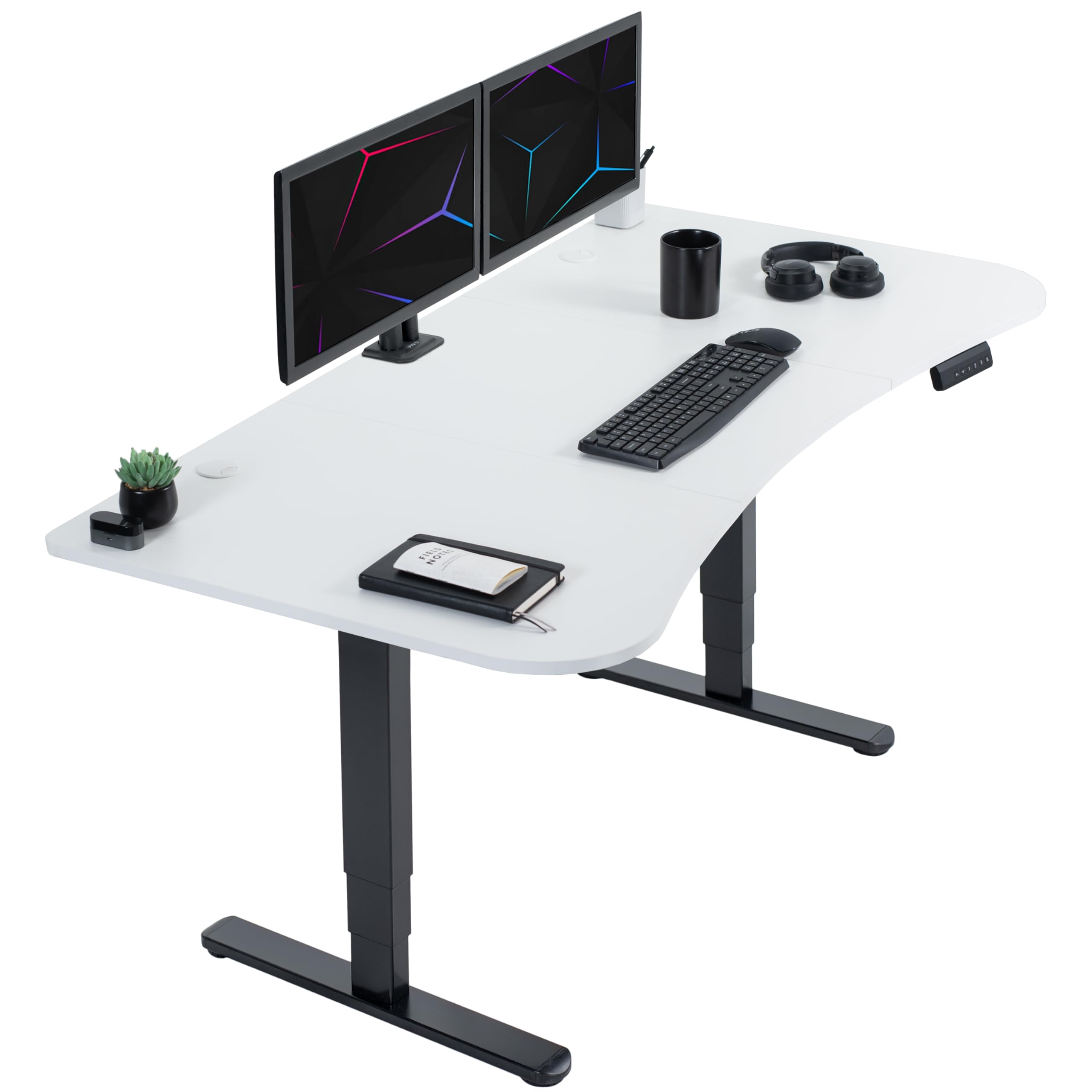 Foto 2 pulgar | Escritorio De Pie Vivo Desk-kit-2b1w Eléctrico Con Doble Motor 160x80c - Venta Internacional.