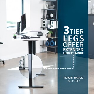 Foto 4 | Escritorio De Pie Vivo Desk-kit-2b1w Eléctrico Con Doble Motor 160x80c - Venta Internacional.