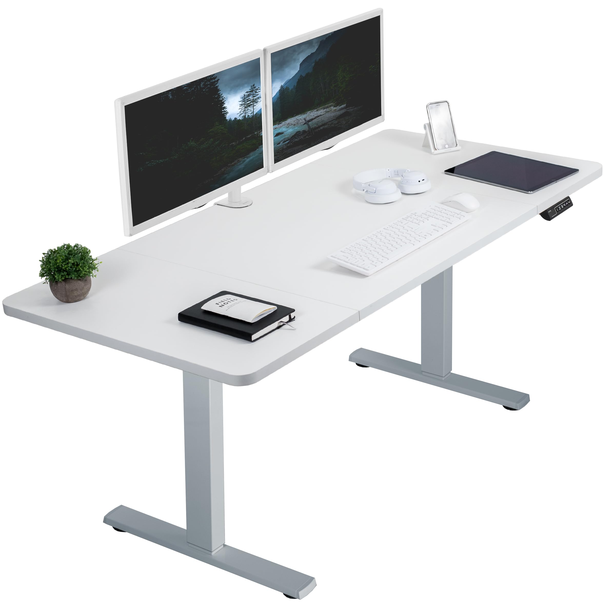 Foto 2 pulgar | Escritorio De Pie Vivo Electric Desk-kit-1g6w-30 Blanco/gris 150x - Venta Internacional.