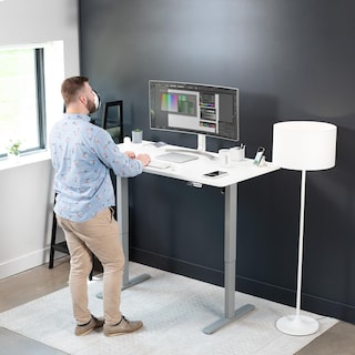 Foto 2 | Escritorio De Pie Vivo Electric Desk-kit-1g6w-30 Blanco/gris 150x - Venta Internacional.