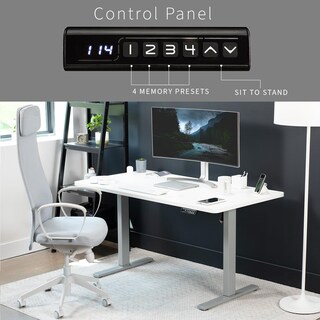Foto 6 | Escritorio De Pie Vivo Electric Desk-kit-1g6w-30 Blanco/gris 150x - Venta Internacional.