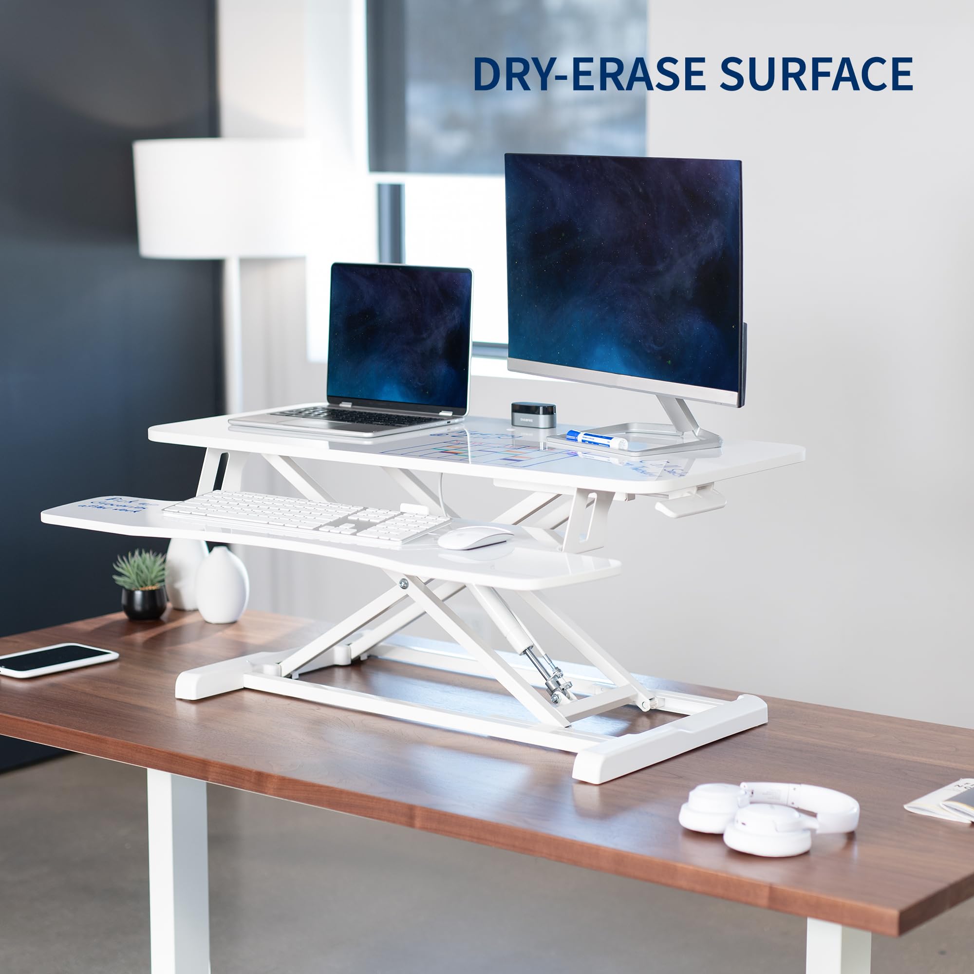 Foto 3 pulgar | Convertidor De Escritorio Vivo Serie K Desk-v036kwe 91 Cm Blanco - Venta Internacional.
