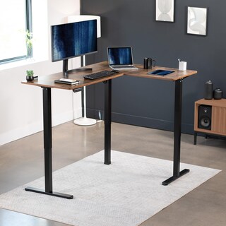 Foto 2 | Escritorio De Pie Vivo Desk-e3ctn-47 Eléctrico En Forma De L 160x120 Cm - Venta Internacional.