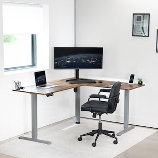 Foto 7 | Escritorio De Pie Vivo Desk-e3ctgn De Esquina Eléctrico En Forma De L - Venta Internacional.