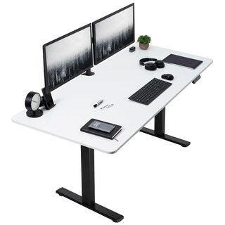 Foto 1 | Escritorio De Pie Vivo De Borrado Eléctrico En Seco 180 X 76 Cm, Blanco - Venta Internacional.