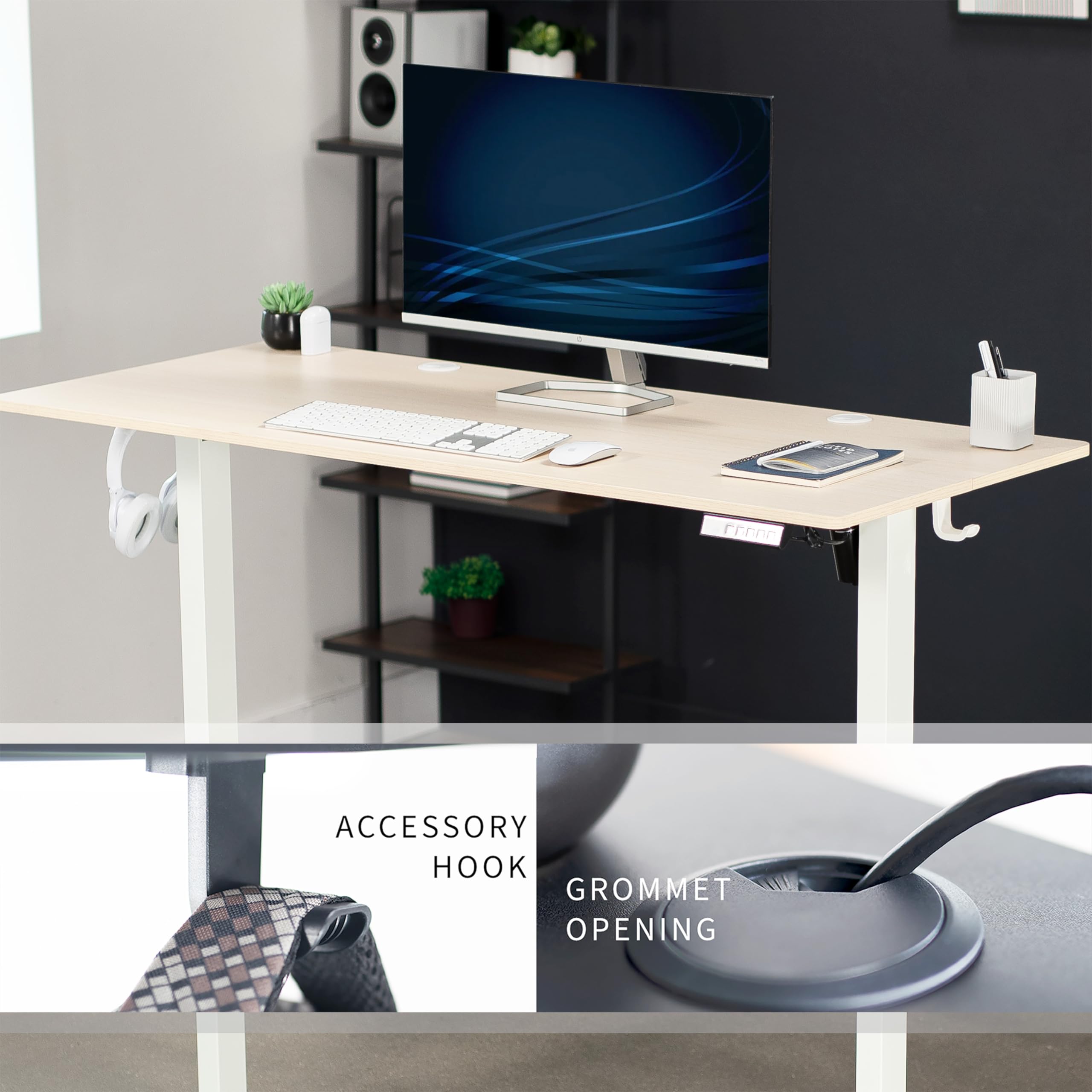 Foto 6 | Escritorio De Pie Vivo Desk-e155tc Con Memoria Eléctrica, Altura Ajustable - Venta Internacional.