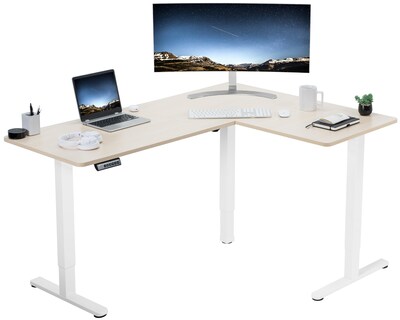 Foto 1 | Escritorio De Pie Vivo Desk-e3ctwc-47 Eléctrico En Forma De L 160x120c - Venta Internacional.