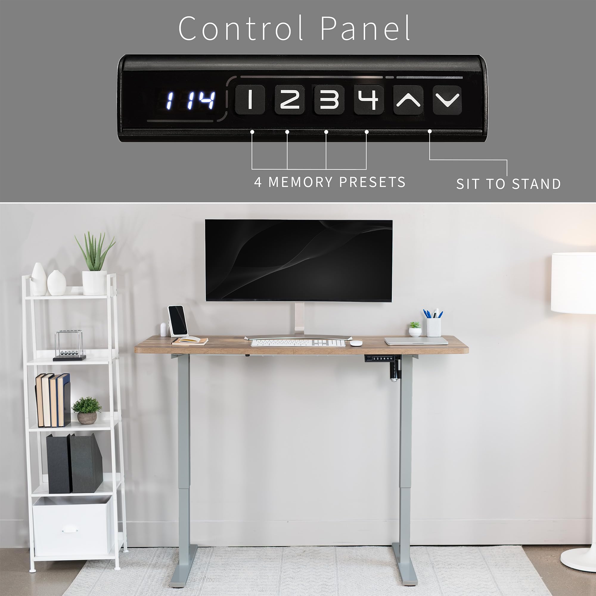 Foto 6 | Escritorio De Pie Vivo Electric Desk-kit-1g6p 150x60 Cm Recuperado - Venta Internacional.