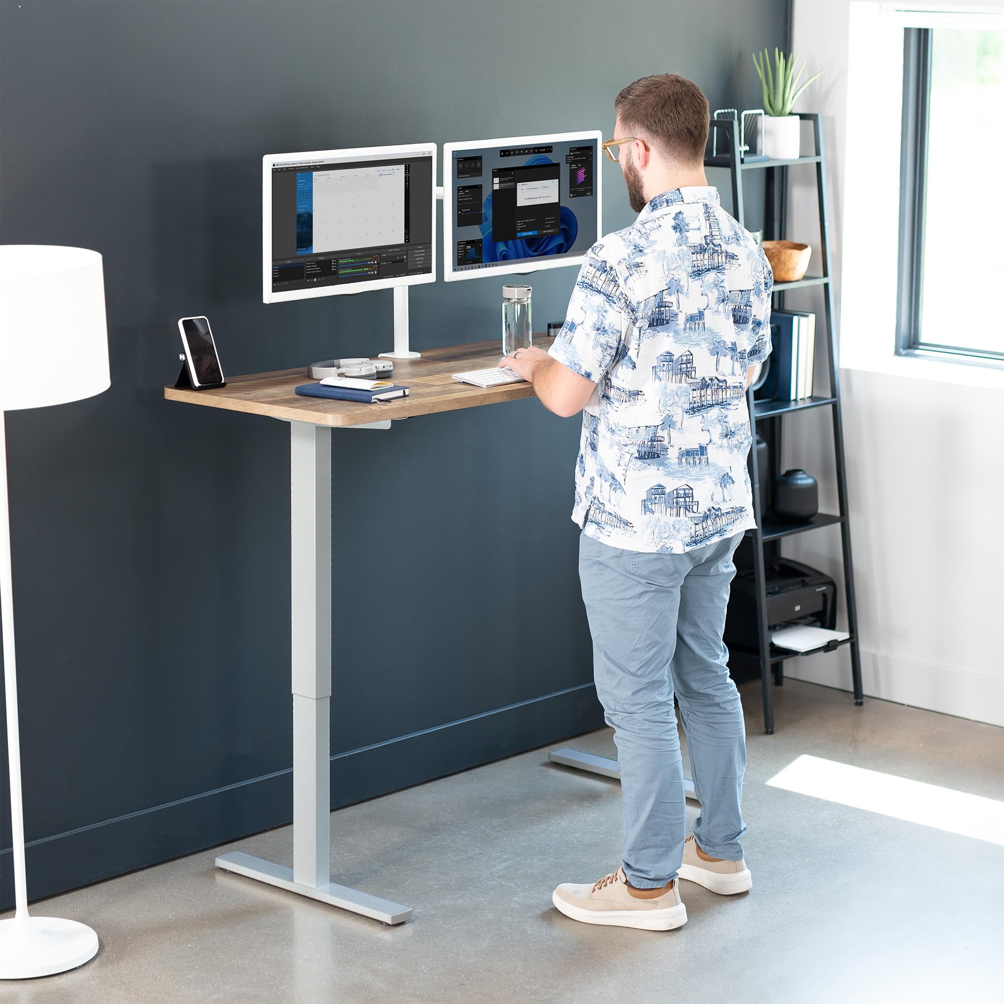 Foto 7 | Escritorio De Pie Vivo Electric Desk-kit-1g6p 150x60 Cm Recuperado - Venta Internacional.