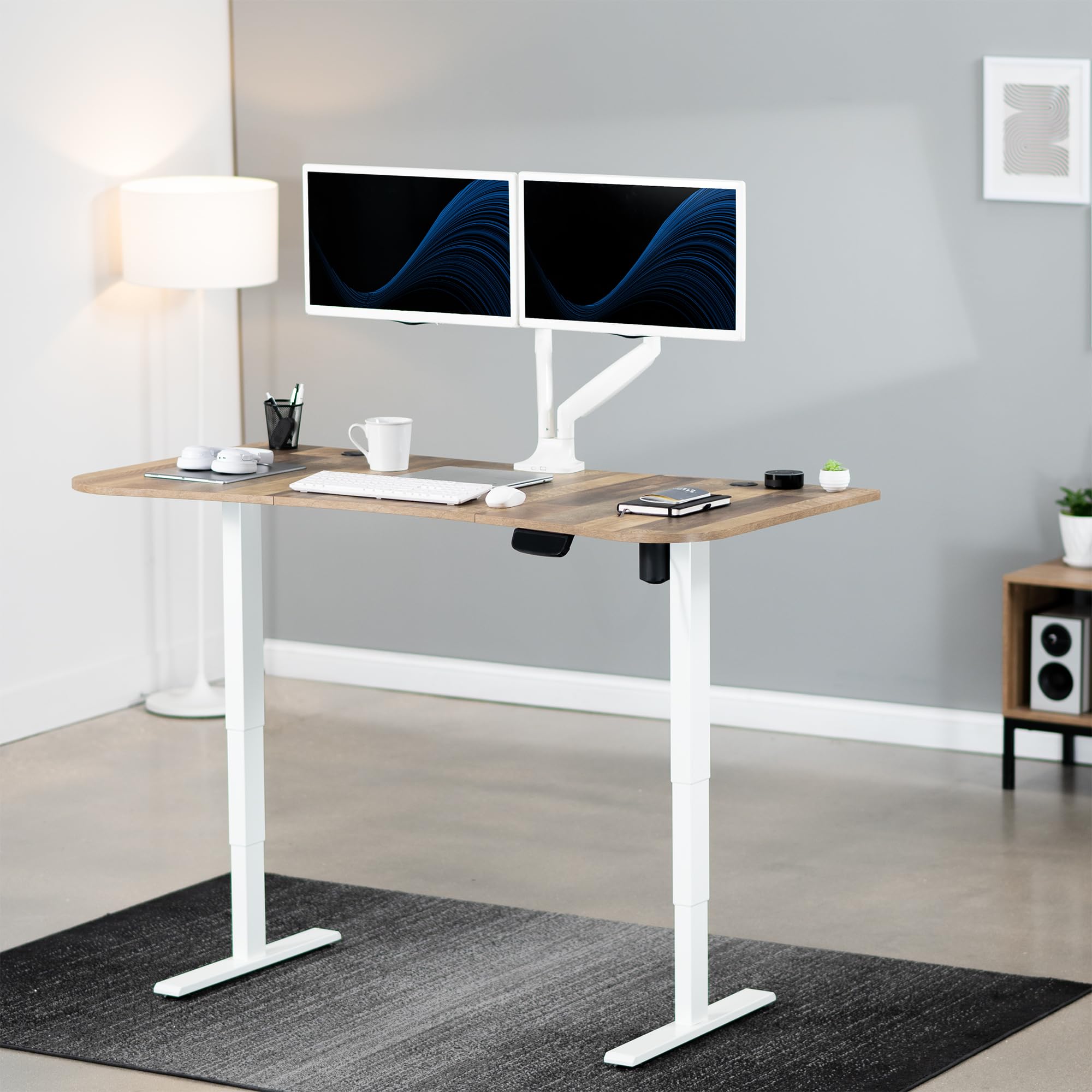 Foto 3 pulgar | Escritorio De Pie Vivo 160 X 80 Cm Electric Memory White - Venta Internacional.