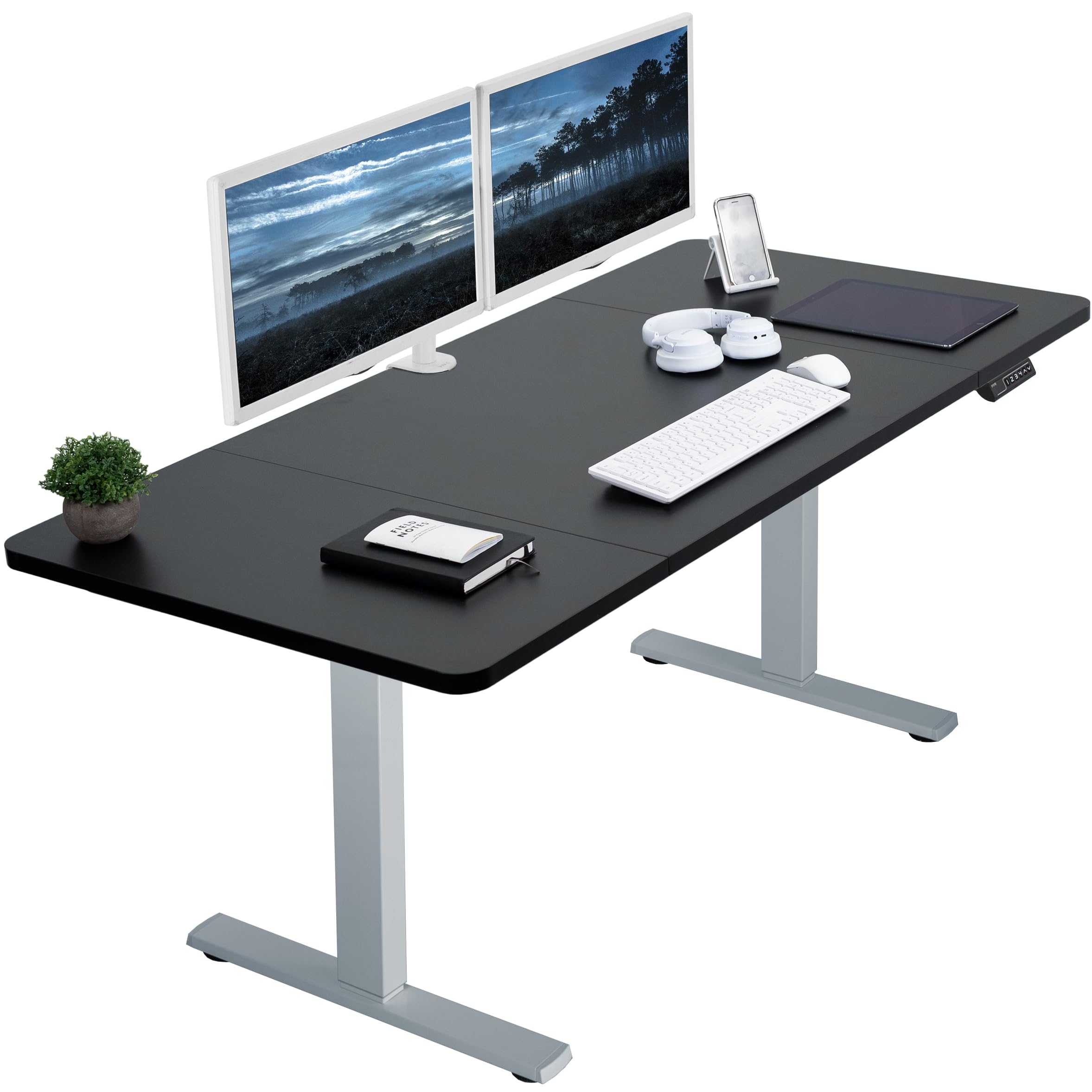 Foto 2 pulgar | Escritorio De Pie Vivo Desk-kit-1g6b-30 Electric Memory Black/gr - Venta Internacional.