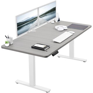 Foto 1 | Escritorio De Pie Vivo Electric Desk-kit-1w6g-30 Gris Oscuro/blanco - Venta Internacional.