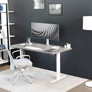 Foto 7 | Escritorio De Pie Vivo Electric Desk-kit-1w6g-30 Gris Oscuro/blanco - Venta Internacional.