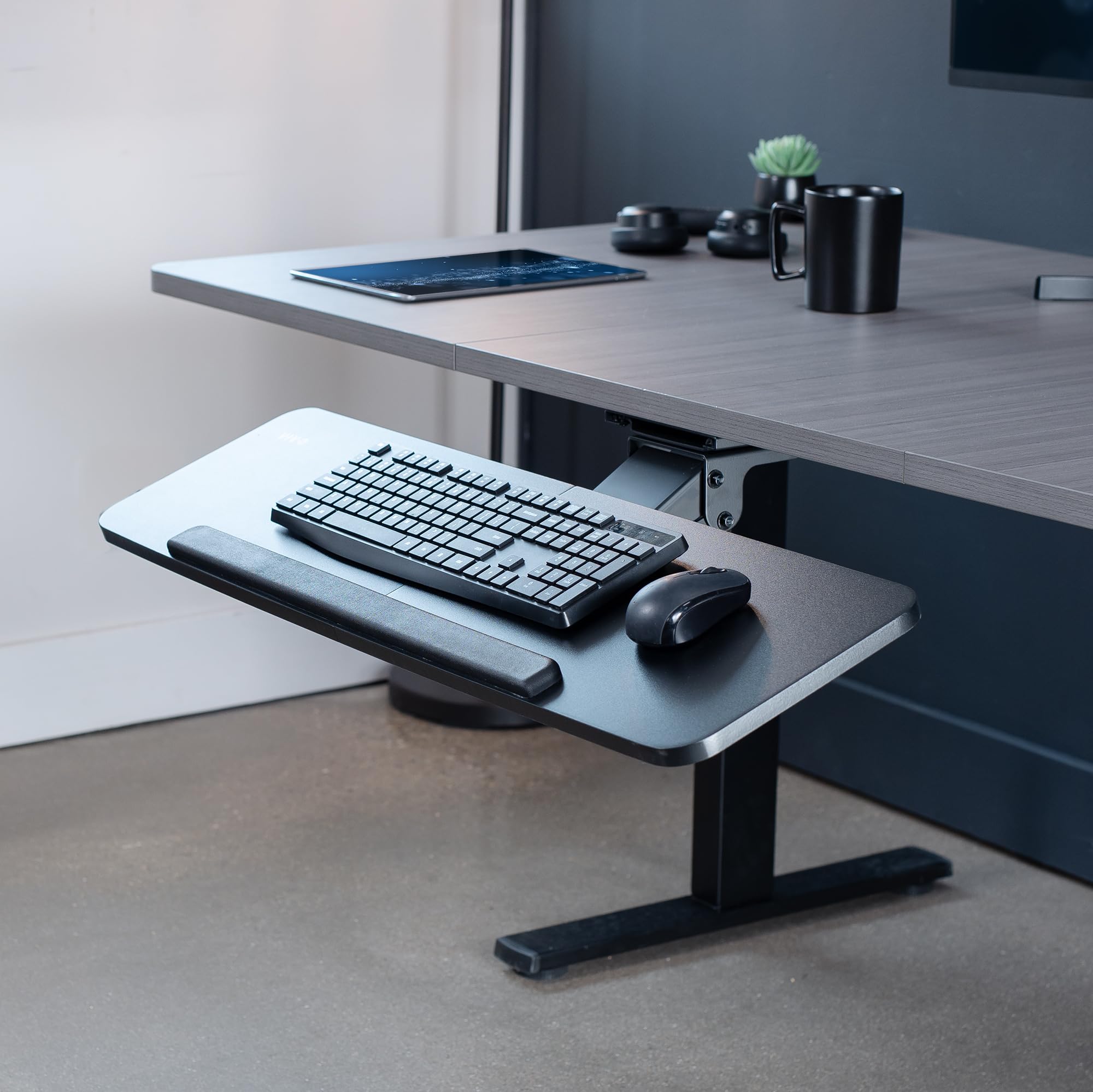 Foto 2 | Bandeja Para Teclado Y Ratón Vivo Mount-kb36b 86x25 Cm Negra - Venta Internacional.