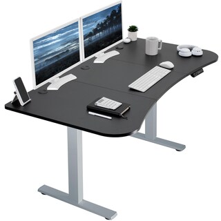 Foto 1 | Escritorio De Pie Vivo Desk-kit-1g1b Eléctrico 160x80 Cm Negro/gris - Venta Internacional.