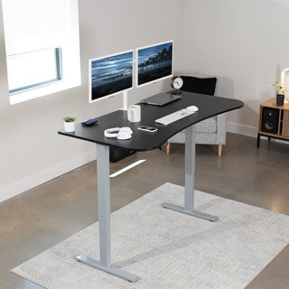 Foto 2 | Escritorio De Pie Vivo Desk-kit-1g1b Eléctrico 160x80 Cm Negro/gris - Venta Internacional.