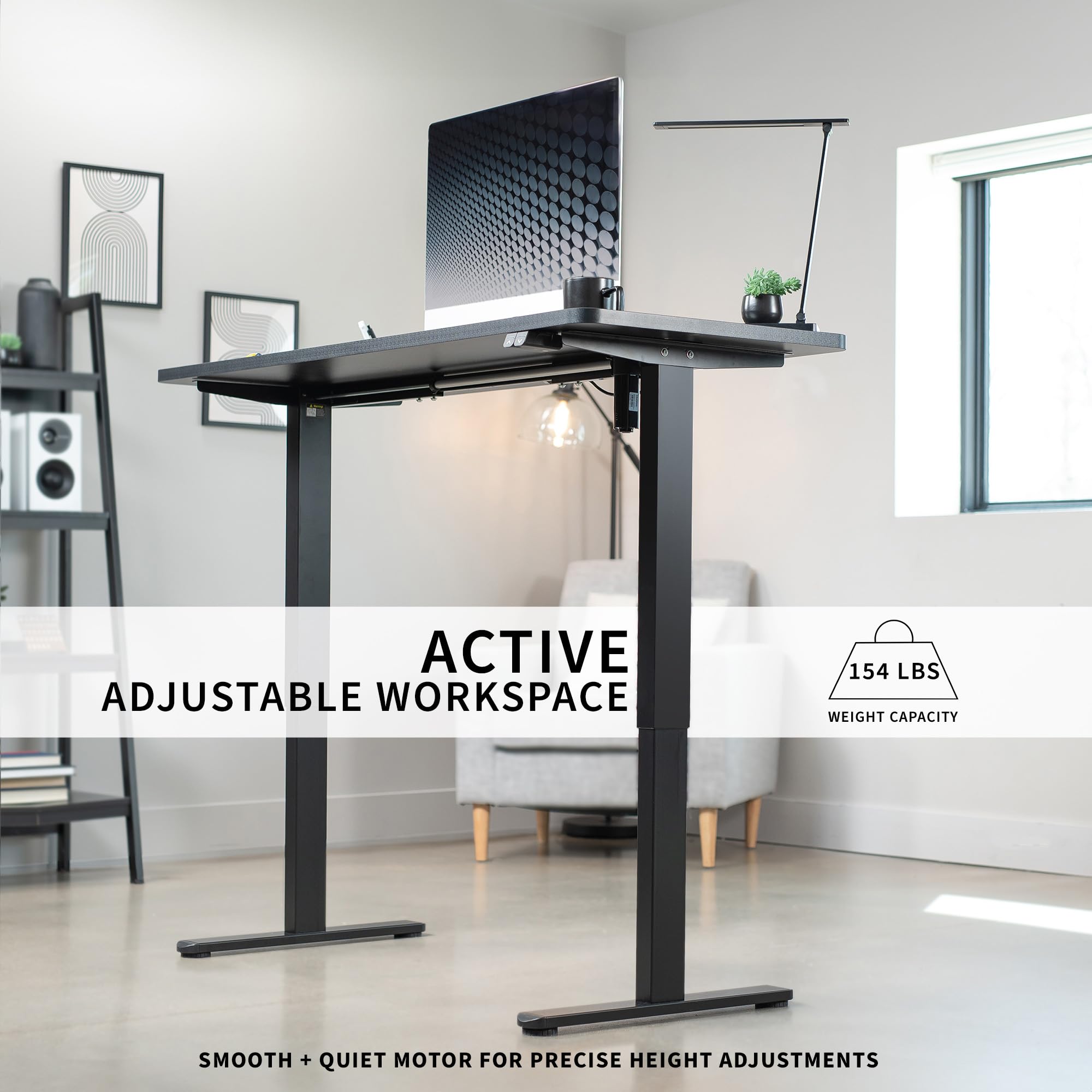 Foto 4 | Estación De Trabajo Eléctrica Con Estructura De Escritorio Vertical Vivo Desk-v100ew - Venta Internacional.
