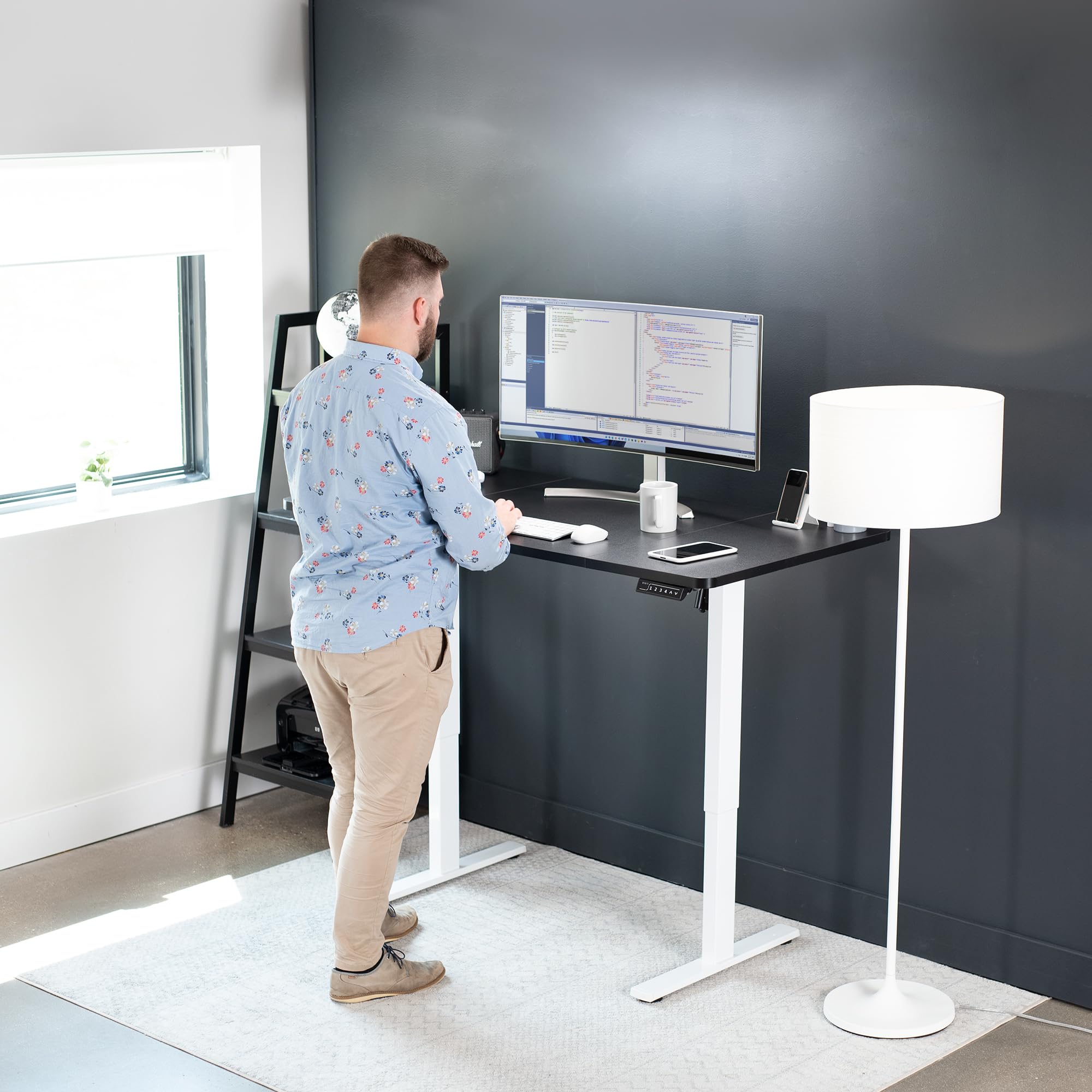 Foto 3 pulgar | Escritorio De Pie Vivo Electric Desk-kit-1w6b-30 Negro/blanco - Venta Internacional.