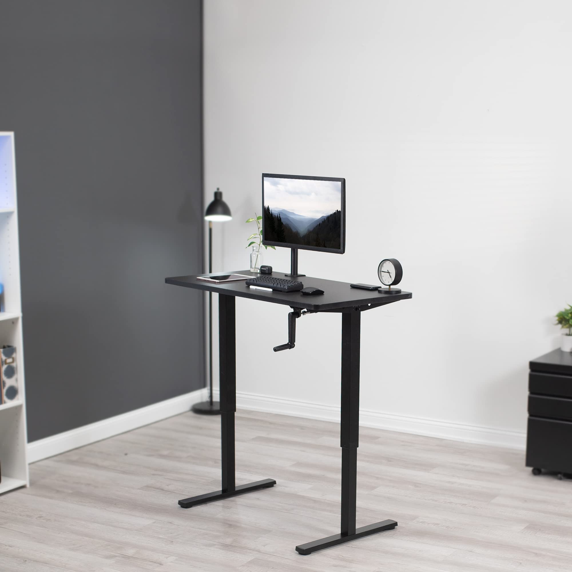Foto 3 pulgar | Escritorio De Pie Ajustable En Altura Vivo Desk-kit-mb4b Negro - Venta Internacional.