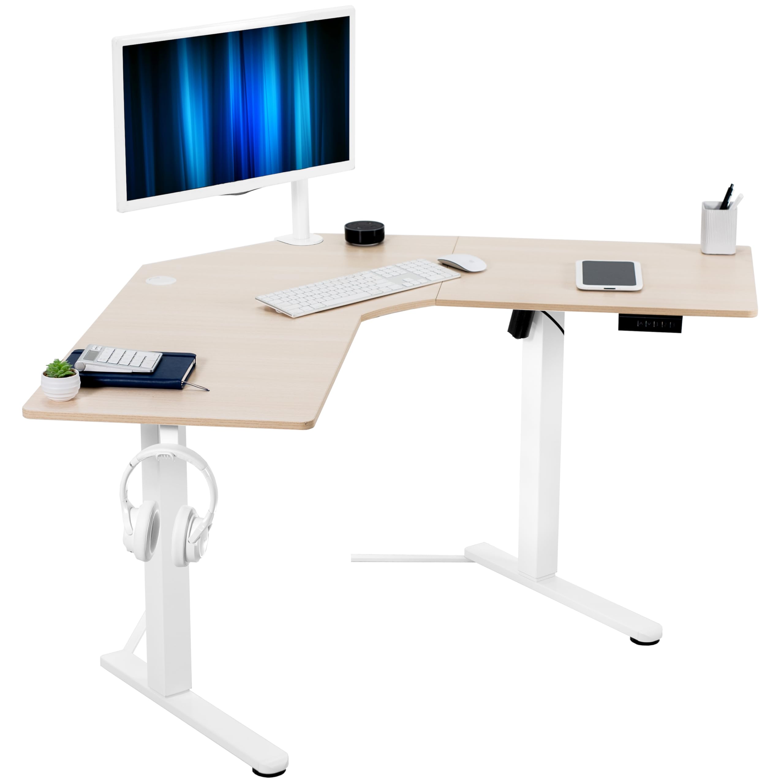 Escritorio De Pie Vivo Desk-e1l94c De Esquina Eléctrico En Forma De L - Venta Internacional.