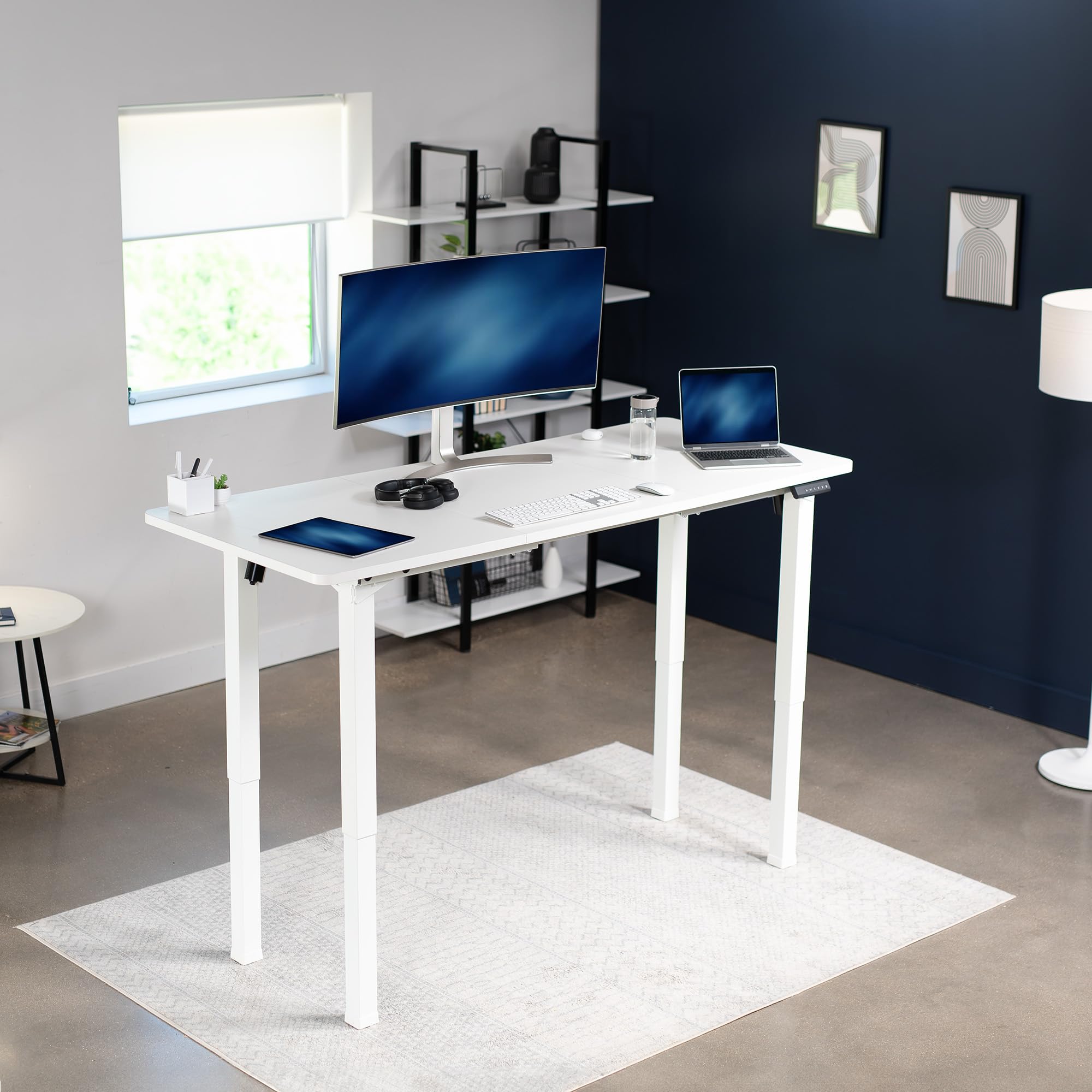 Foto 8 pulgar | Marco Eléctrico De Escritorio De Pie Vivo Desk-e4w Blanco 100 Kg - Venta Internacional.