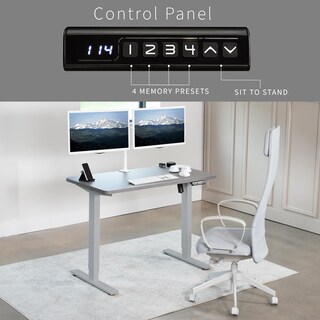 Foto 6 | Escritorio De Pie Vivo Electric, 109 X 61 Cm, Altura Con Memoria, Blanco - Venta Internacional.