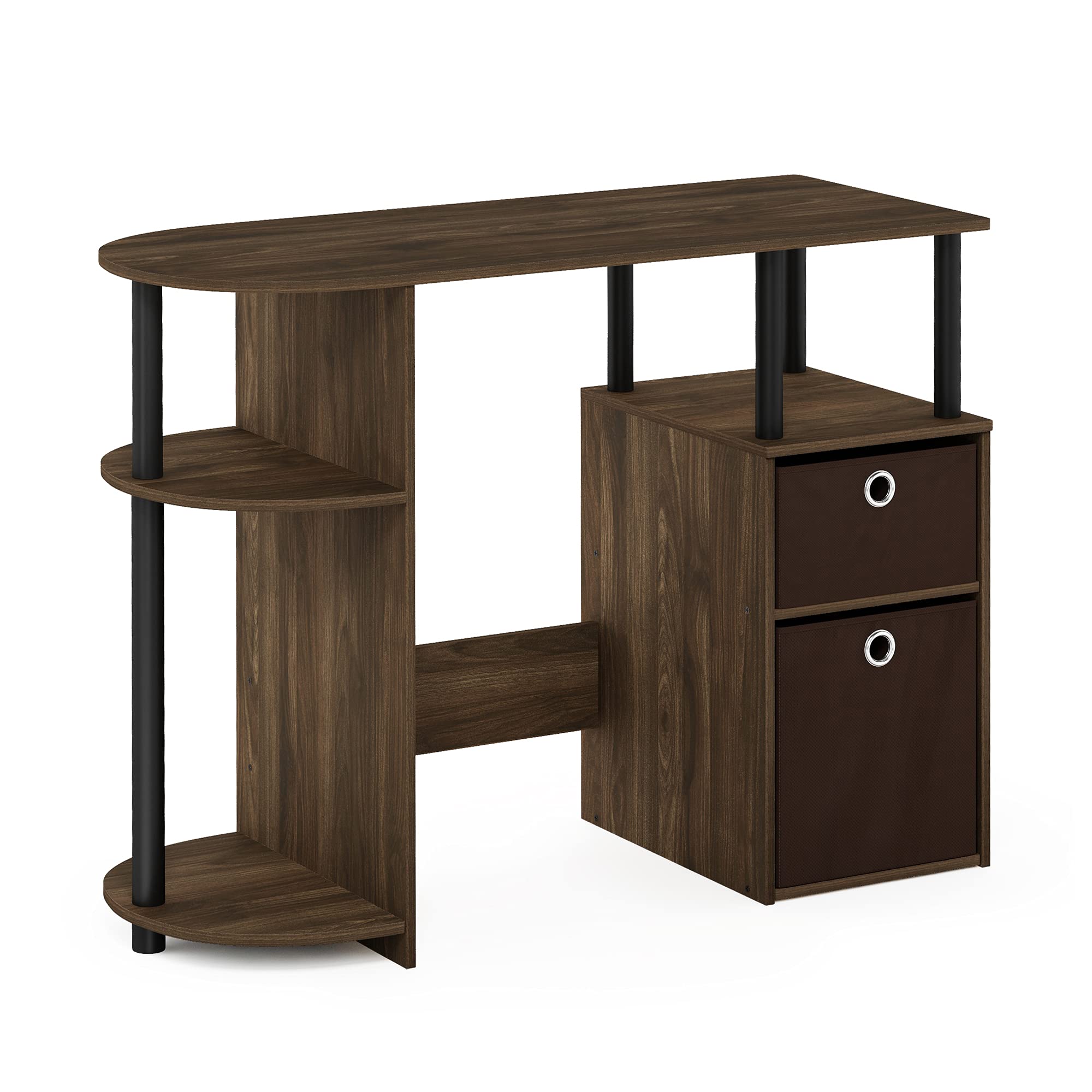 Foto 2 pulgar | Escritorio De Estudio Informático Furinno Jaya Simplistic Columbia Walnut - Venta Internacional.