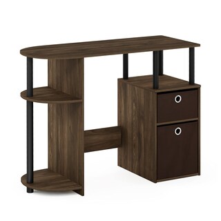 Foto 1 | Escritorio De Estudio Informático Furinno Jaya Simplistic Columbia Walnut - Venta Internacional.