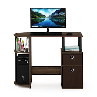 Foto 5 | Escritorio De Estudio Informático Furinno Jaya Simplistic Columbia Walnut - Venta Internacional.