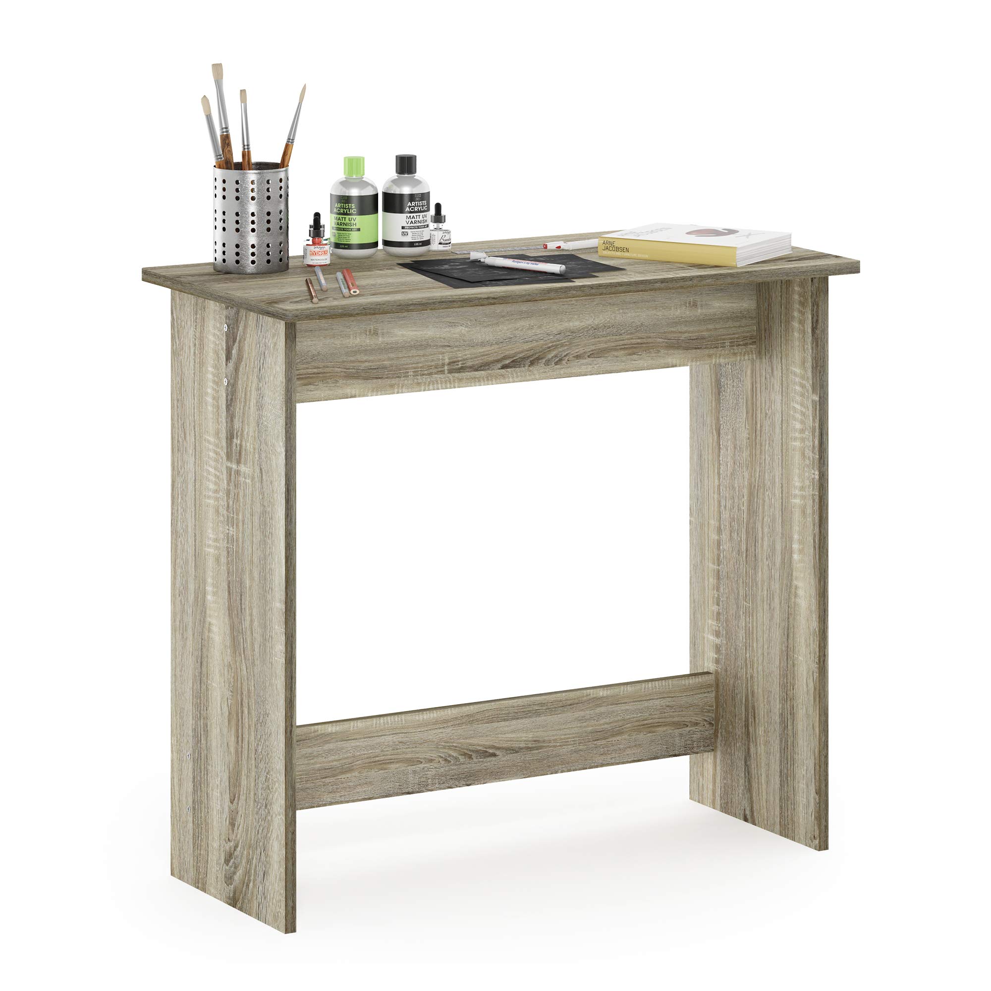 Foto 6 pulgar | Mesa De Estudio Furinno 14035ok Simplistic Sonoma Oak - Venta Internacional.