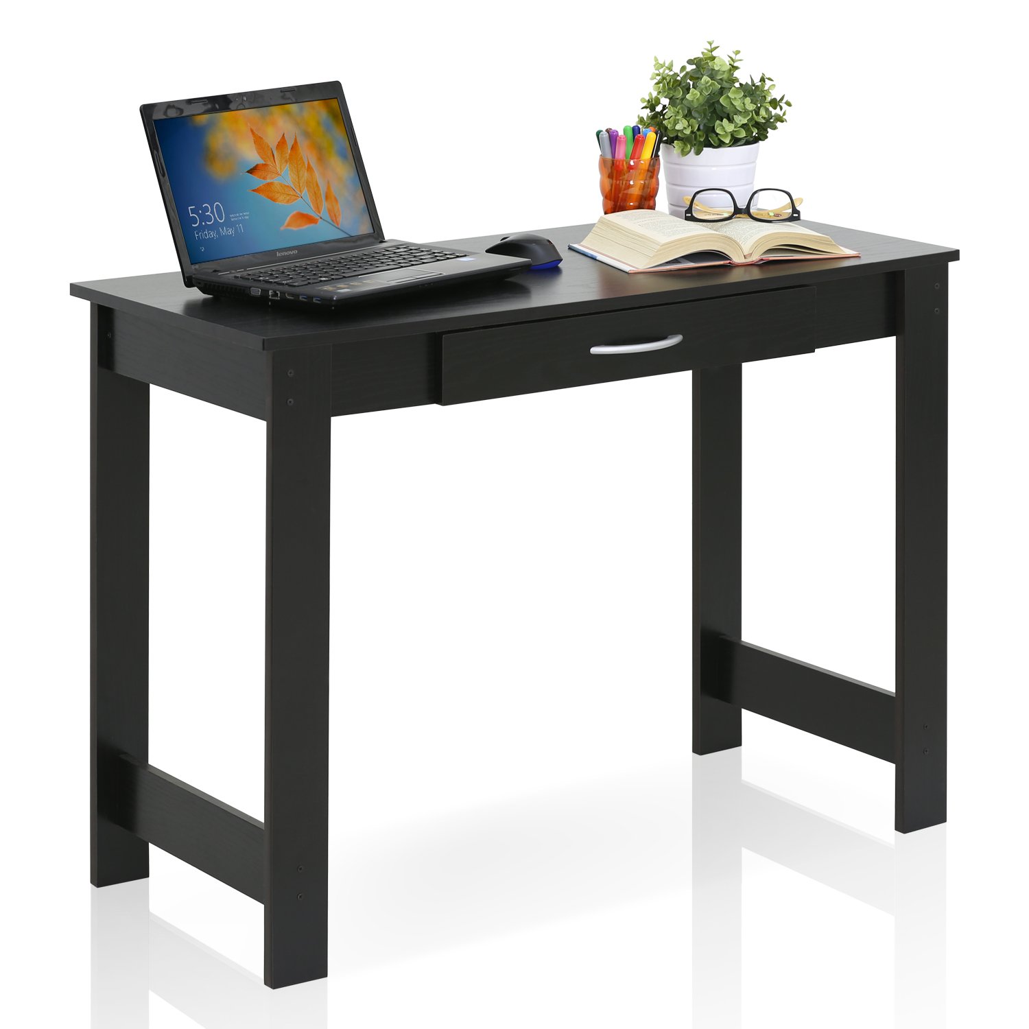 Foto 4 | Escritorio Furinno Jaya Residential Con Cajón Blackwood - Venta Internacional.