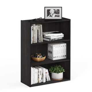 Foto 5 | Librería Furinno Pasir De 3 Niveles, Estante Abierto, Espresso - Venta Internacional.
