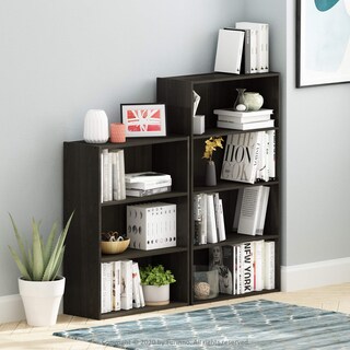 Foto 6 | Librería Furinno Pasir De 3 Niveles, Estante Abierto, Espresso - Venta Internacional.