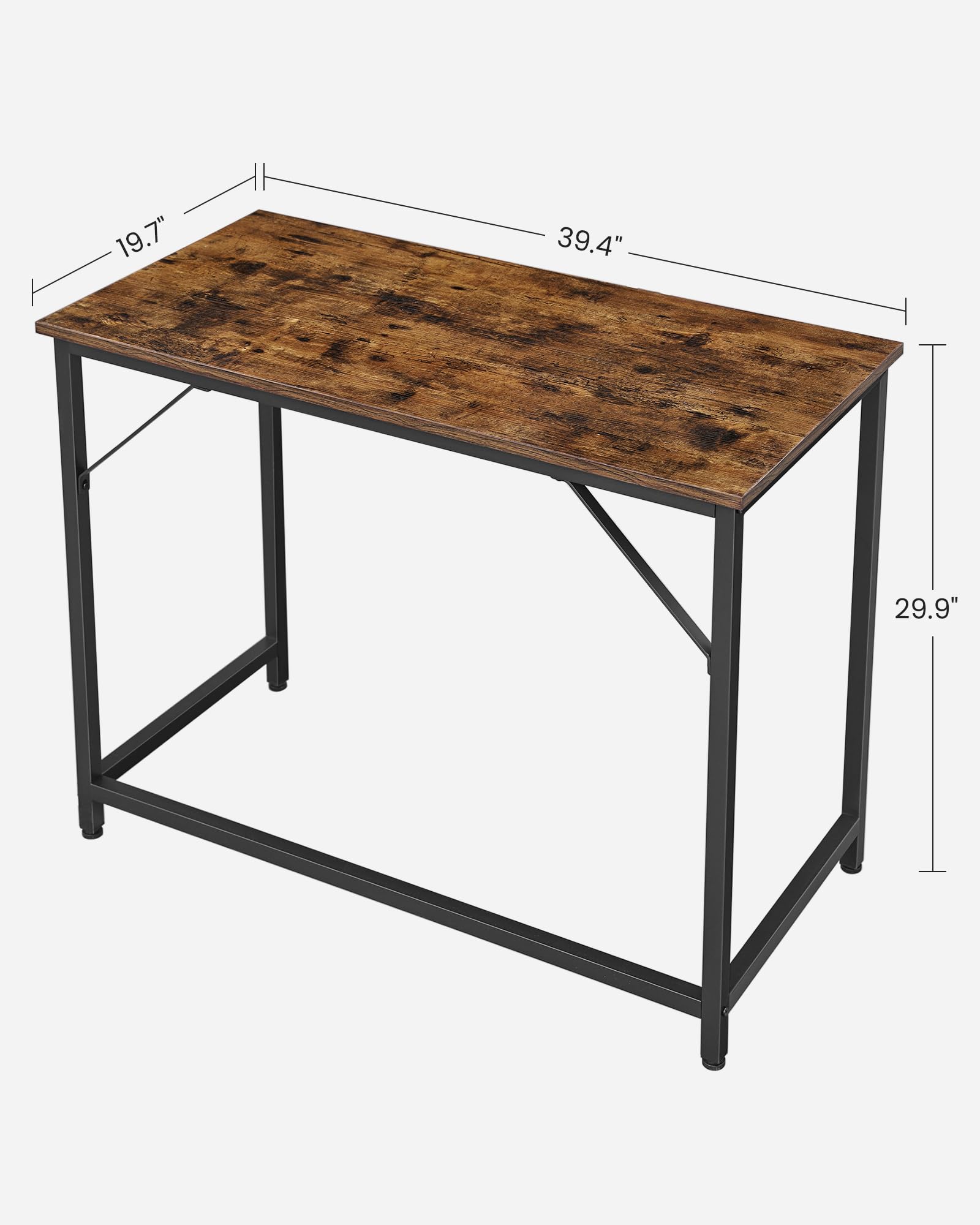 Foto 4 | Escritorio De Ordenador Vasagle Para Espacios Pequeños De Estilo Industrial - Venta Internacional.