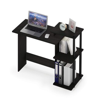 Foto 6 | Escritorio Para Ordenador Furinno Efficient Home Con Estantes Cuadrados - Venta Internacional.
