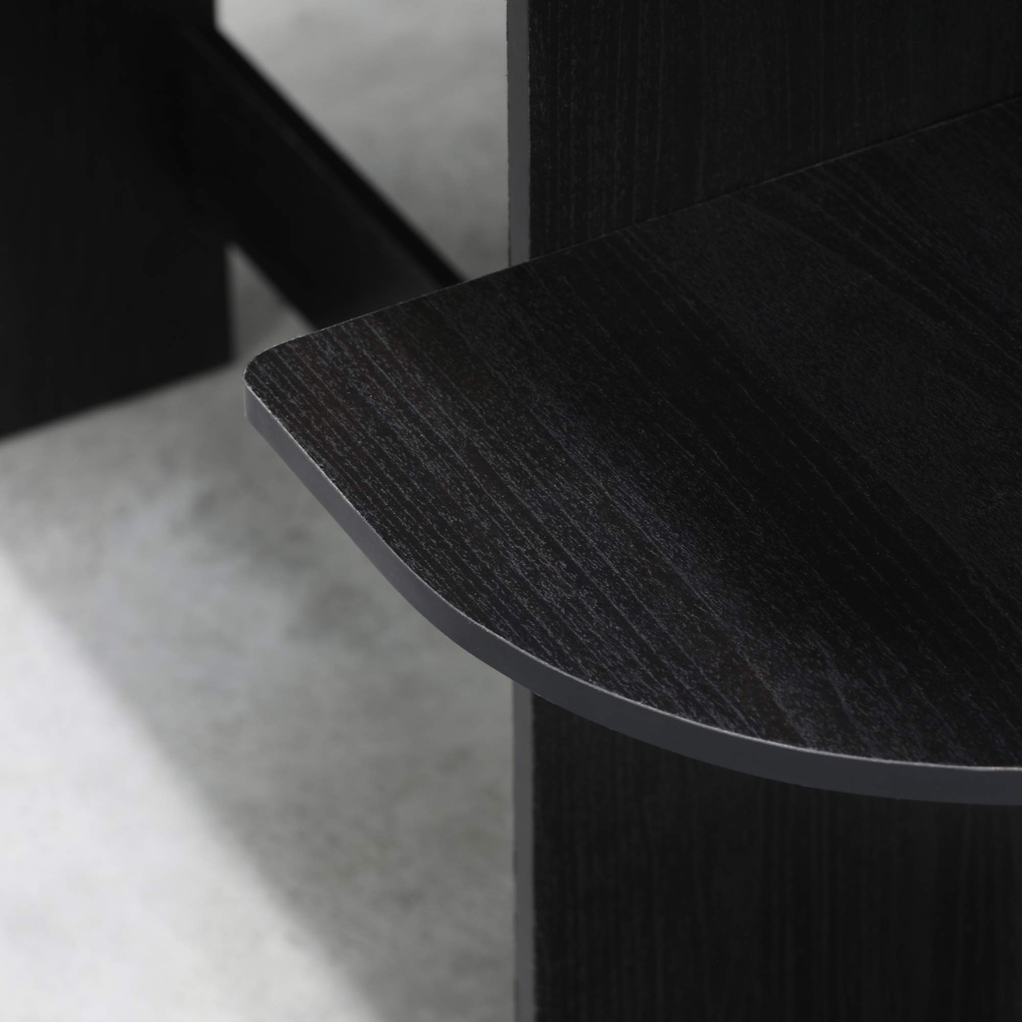 Foto 8 pulgar | Escritorio Para Ordenador Furinno Compact Con Estantes Americano/negro - Venta Internacional.