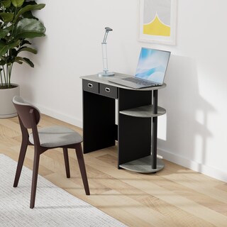 Foto 2 | Ordenador Portátil Furinno Go Green Home De Escritorio Con 2 Cajones De Roble Francés - Venta Internacional.