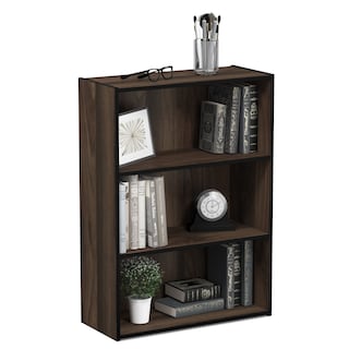 Foto 4 | Librería Furinno Pasir Con 3 Niveles, Estante Abierto, Nogal Columbia - Venta Internacional.