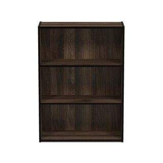 Foto 6 | Librería Furinno Pasir Con 3 Niveles, Estante Abierto, Nogal Columbia - Venta Internacional.