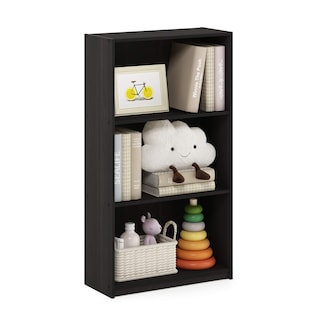 Foto 7 | Estantería De Almacenamiento Furinno Basic, 3 Niveles, Espresso - Venta Internacional.