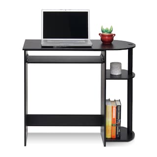Foto 4 | Escritorio Para Ordenador Furinno Simplistic Con Bandeja Para Teclado Espresso - Venta Internacional.