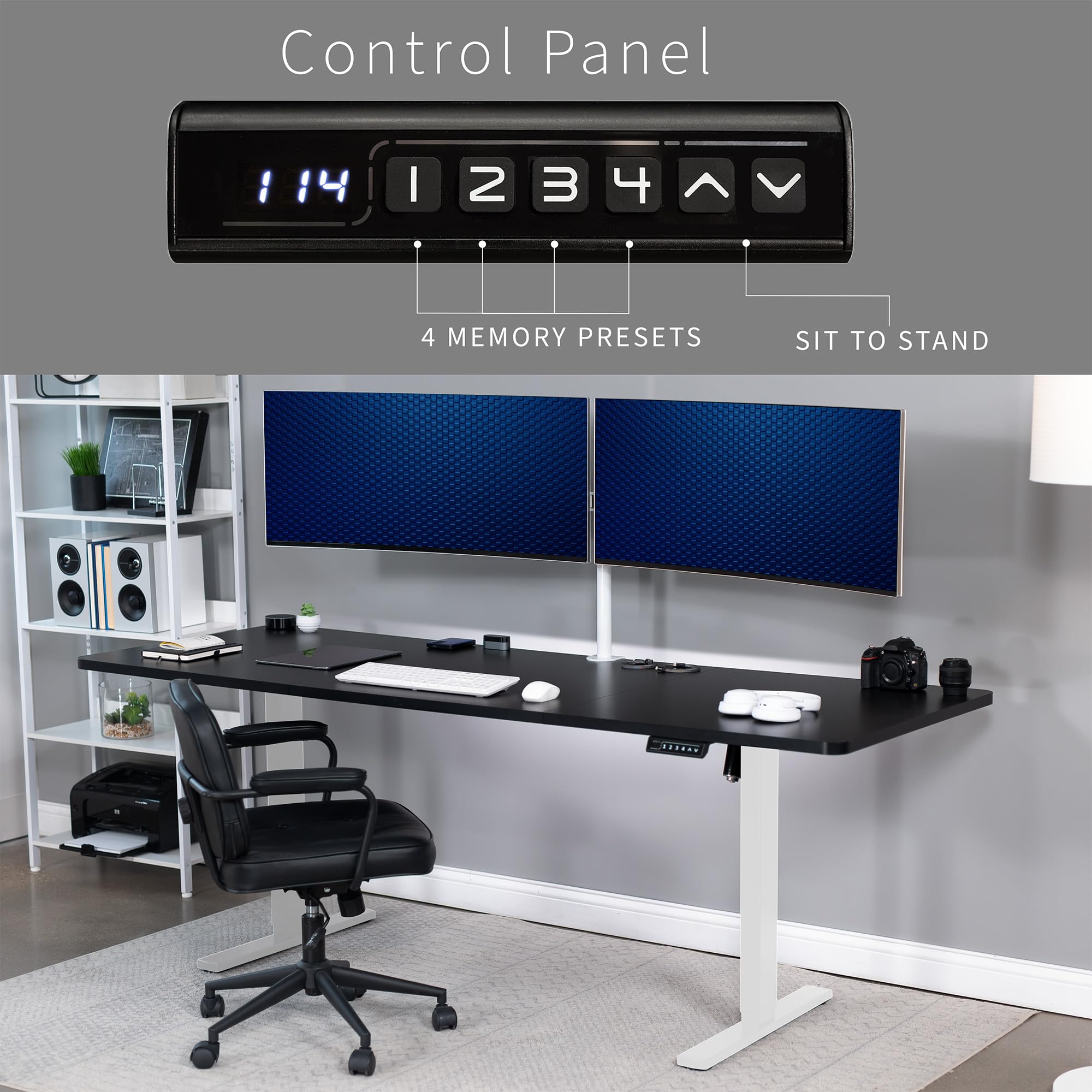 Foto 7 pulgar | Escritorio De Pie Vivo Desk-kit-1w8b Electric Memory 83x76cm - Venta Internacional.