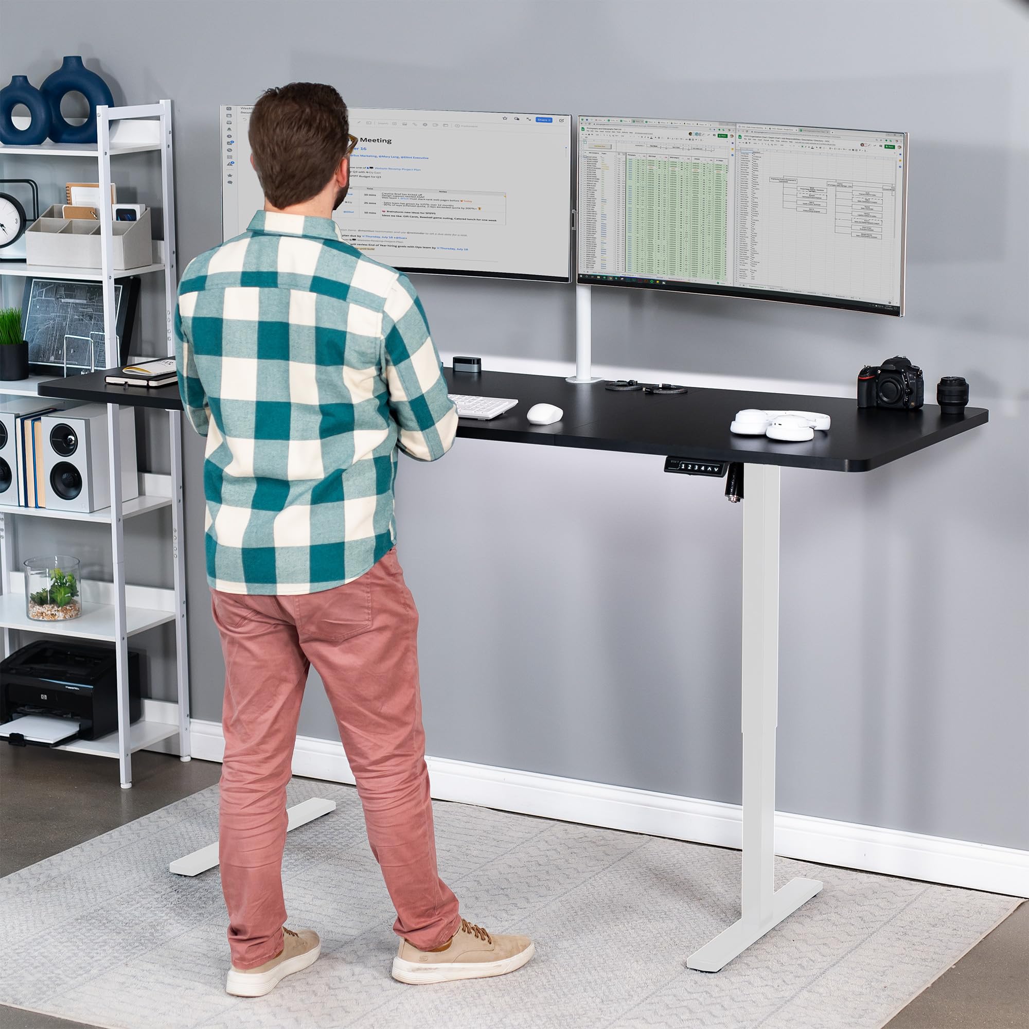 Foto 8 pulgar | Escritorio De Pie Vivo Desk-kit-1w8b Electric Memory 83x76cm - Venta Internacional.