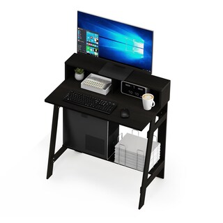 Foto 7 | Escritorio Para Ordenador Furinno Simplistic A Frame Espresso - Venta Internacional.