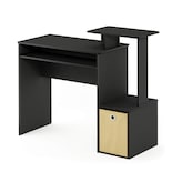 Escritorio Furinno Econ Multiusos Para El Hogar Y La Oficina, Negro/marrón - Venta Internacional.