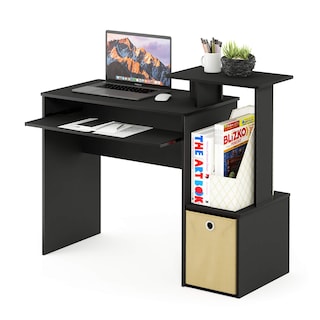 Foto 4 | Escritorio Furinno Econ Multiusos Para El Hogar Y La Oficina, Negro/marrón - Venta Internacional.