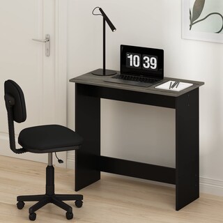 Foto 3 | Mesa De Estudio Furinno Simplistic Roble Francés Gris 40x80x75 Cm - Venta Internacional.