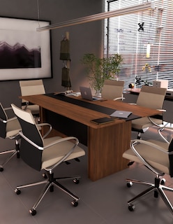 Foto 2 | Mesa Para Sala De Juntas, Mesa De Reuniones Moderna