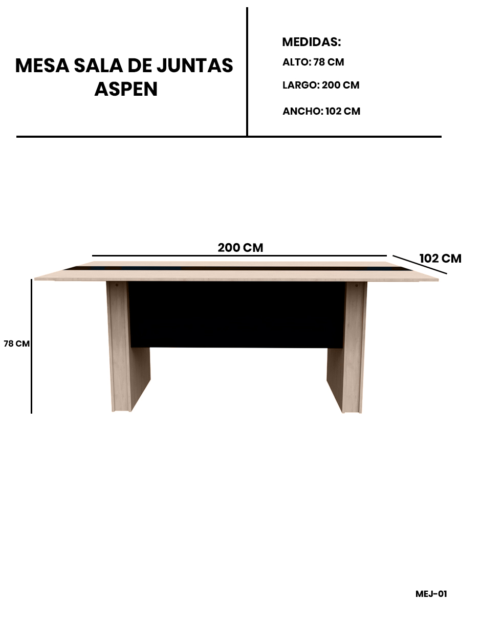 Foto 7 pulgar | Mesa Para Sala De Juntas, Mesa De Reuniones Moderna