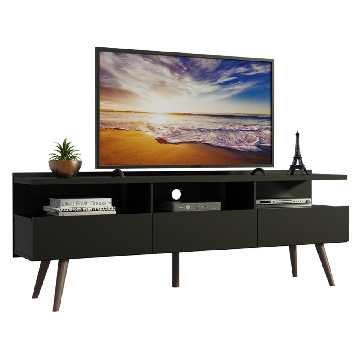 Mueble para TV Madesa 60028N1CPC Londres hasta 65'' color Negro